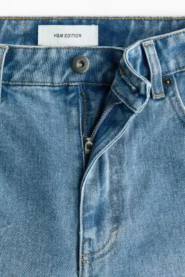 Straight Regular Waist Jeans - Bleu denim — photo 4