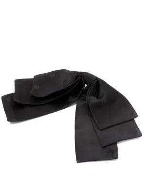 Barrette noeud en satin noir Retail price 490€ — photo 4