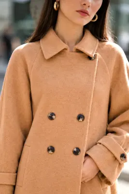 Francine Short Coat - Beige — photo 3
