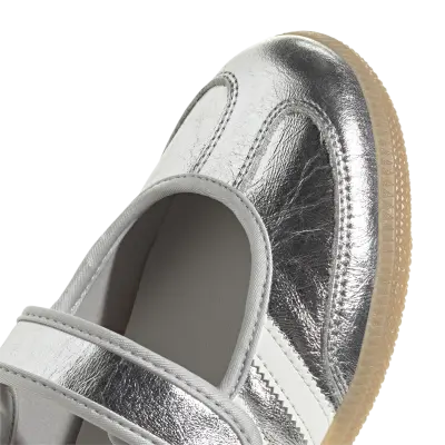 Adidas Samba Jane Silver Metallic Off White — photo 4