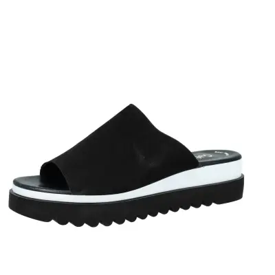Sandales Gabor 44.613.06 Noires - Cuir Grande Pointure Femme — photo 1