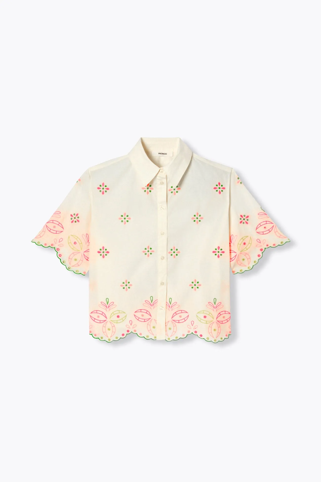 Chemise brodée Femme