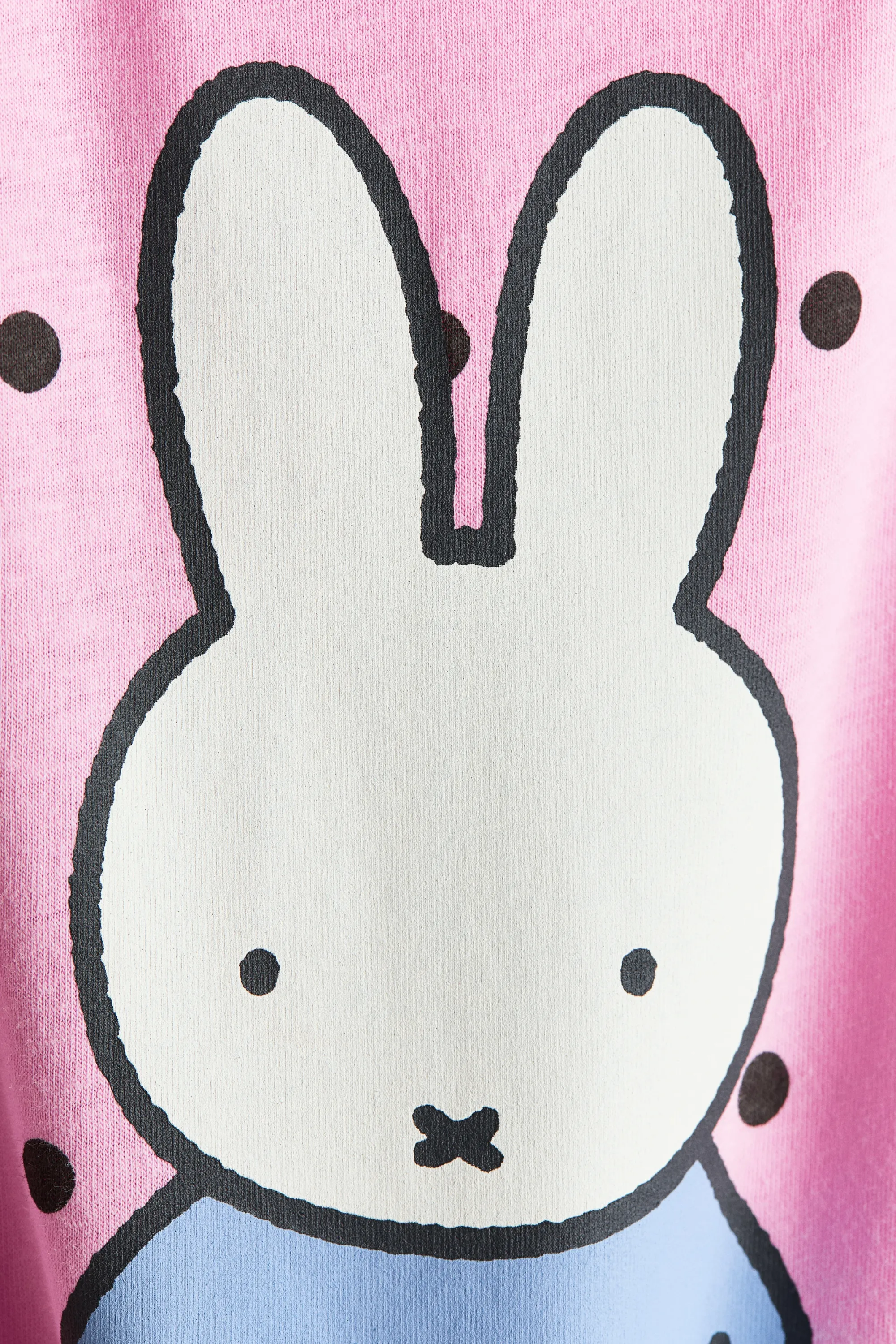 T-shirt en coton avec motif imprimé - Rose/Miffy
