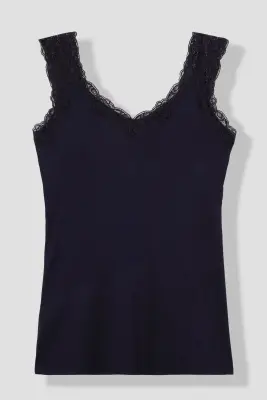 Top à bretelles dentelle Femme — photo 1