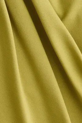 Robe épaules dénudées à effet drapé - Vert olive — photo 4