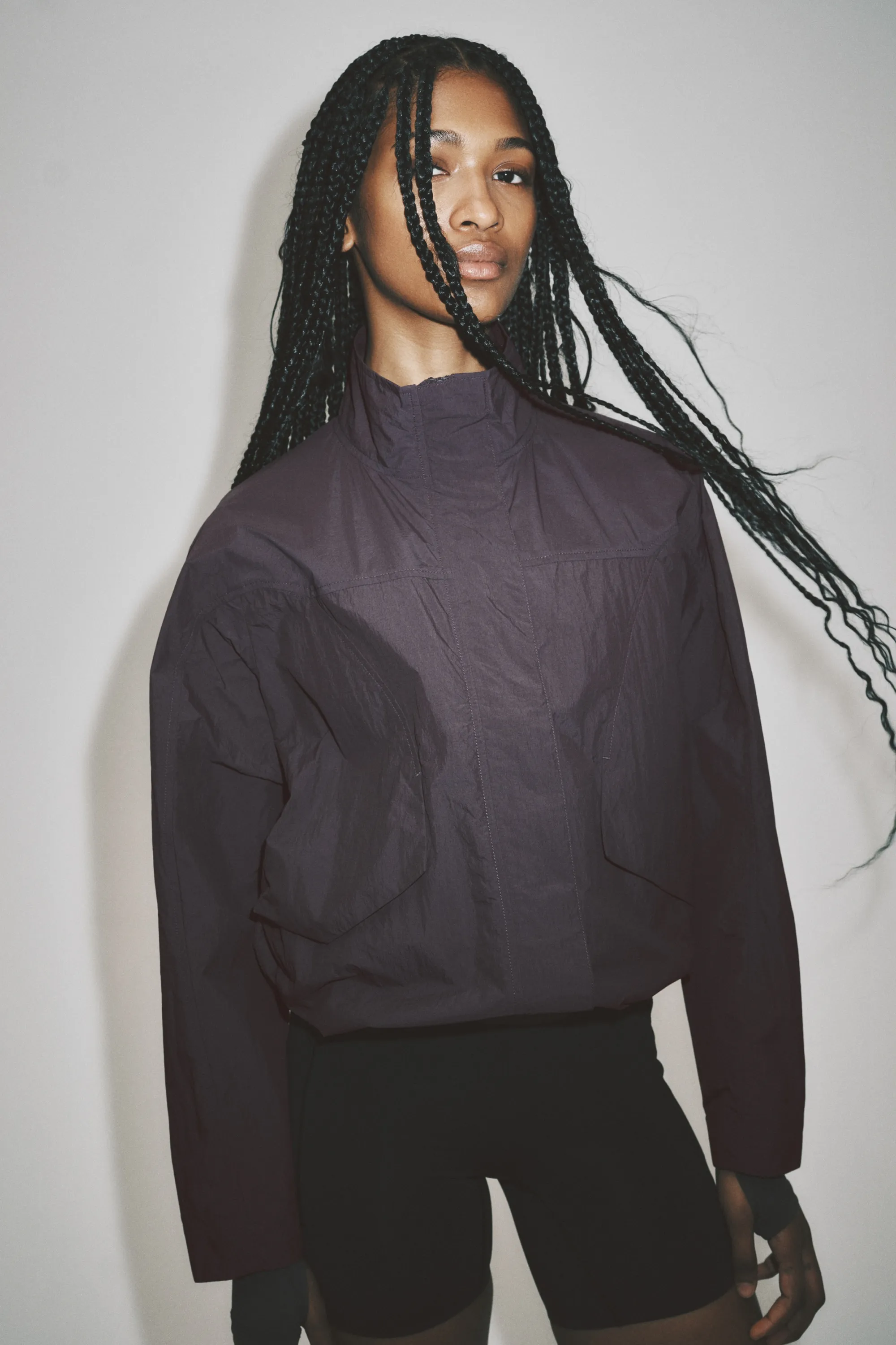 Veste de randonnée Relaxed Fit avec protection UV - Bruyère foncé