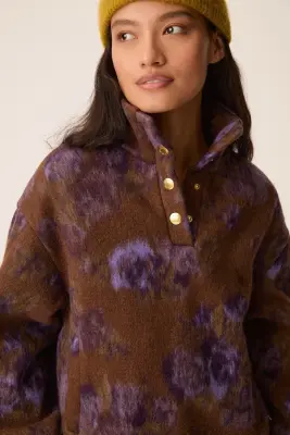 Veste Maille Isidore Violet Garden — photo 2