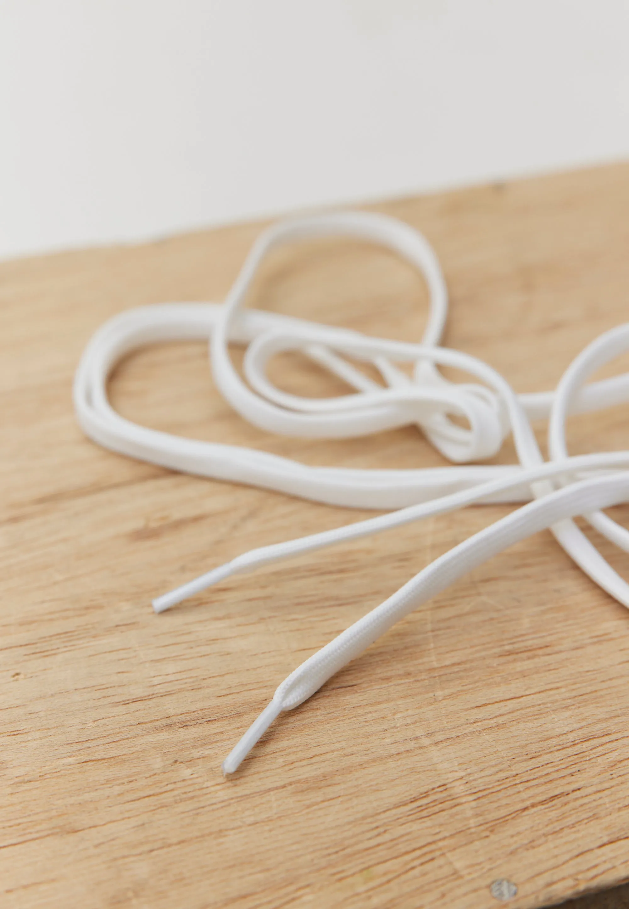 Les lacets pour baskets - Blanc