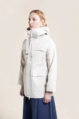 Flotte – Parka Froissart Craie — photo 2