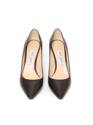 Escarpins en cuir noir bout pointu Prix boutique 595€ Taille 39 — photo 2