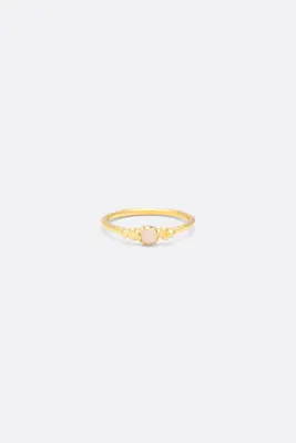 BAGUE ATHÉNAÏS SMALL - Plaqué or 3 microns — photo 3