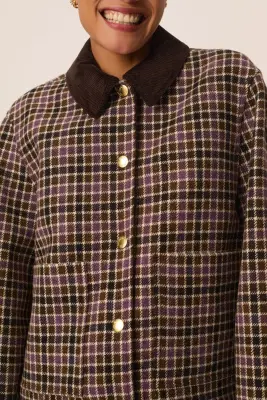 Manteau Ytria Carreau Automne — photo 2