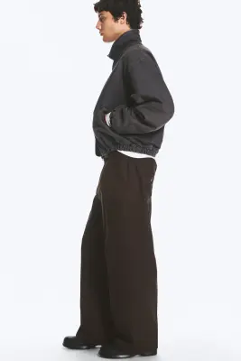 Pantalon chino Emil coupe ample - Marron foncé — photo 3