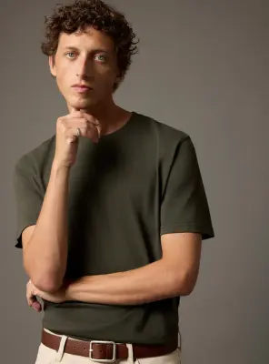 T-shirt Tim Dark Khaki — photo 1