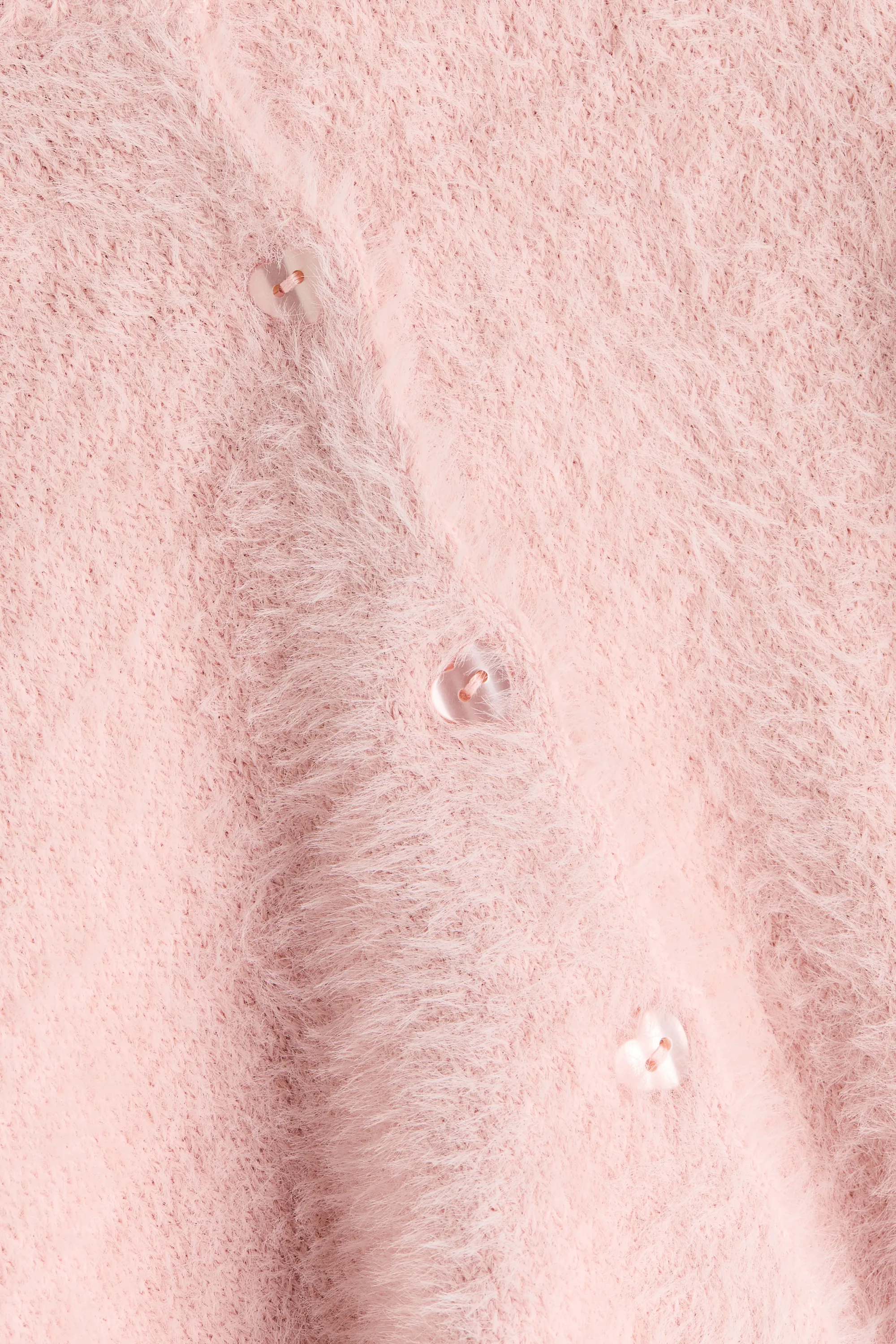 Gilet duveteux - Rose ancien clair