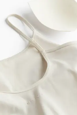 Top de sport avec soutien-gorge intégré SoftMove™ - Ivoire — photo 5