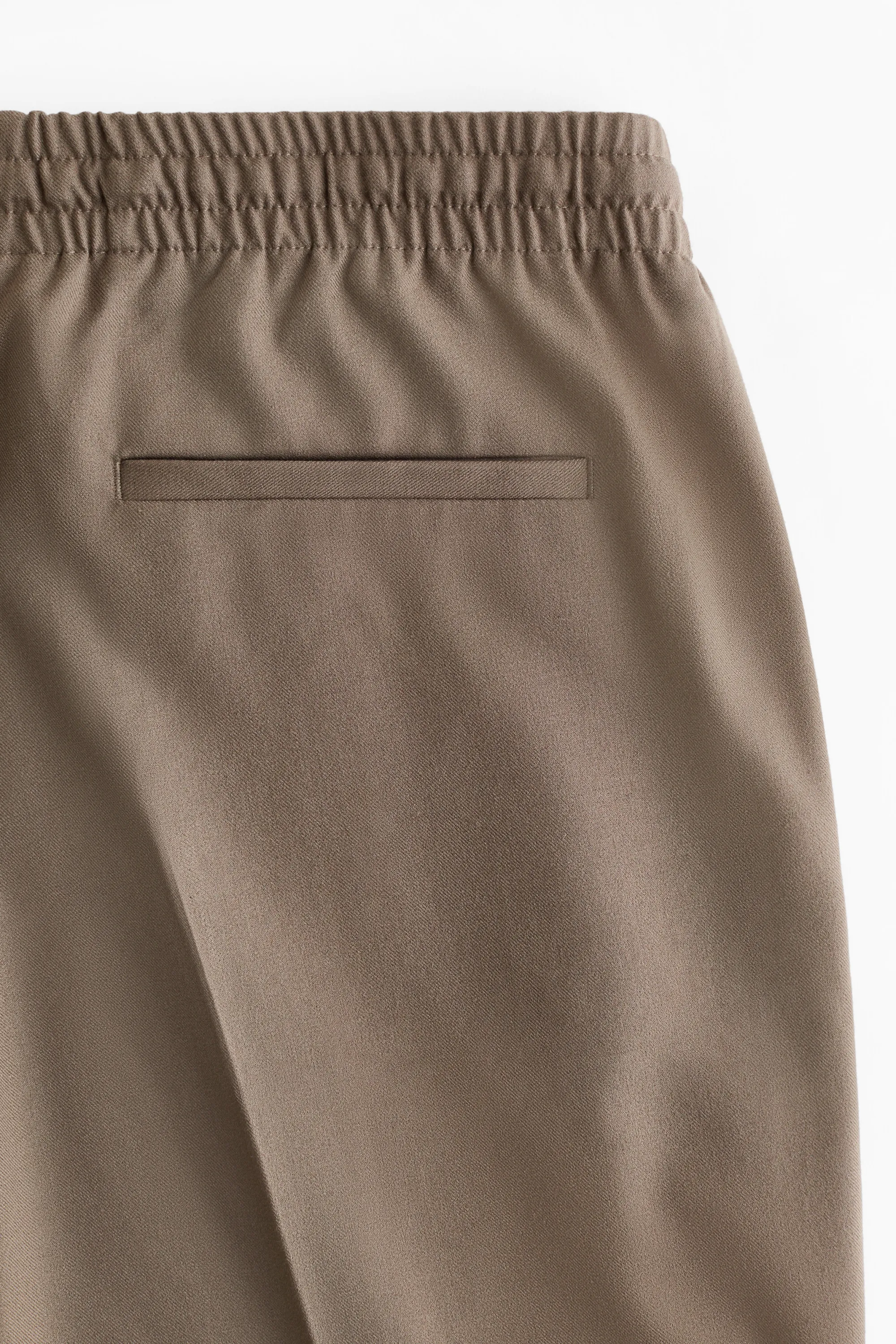 Pantalon jogger chic Relaxed Fit - Marron clair