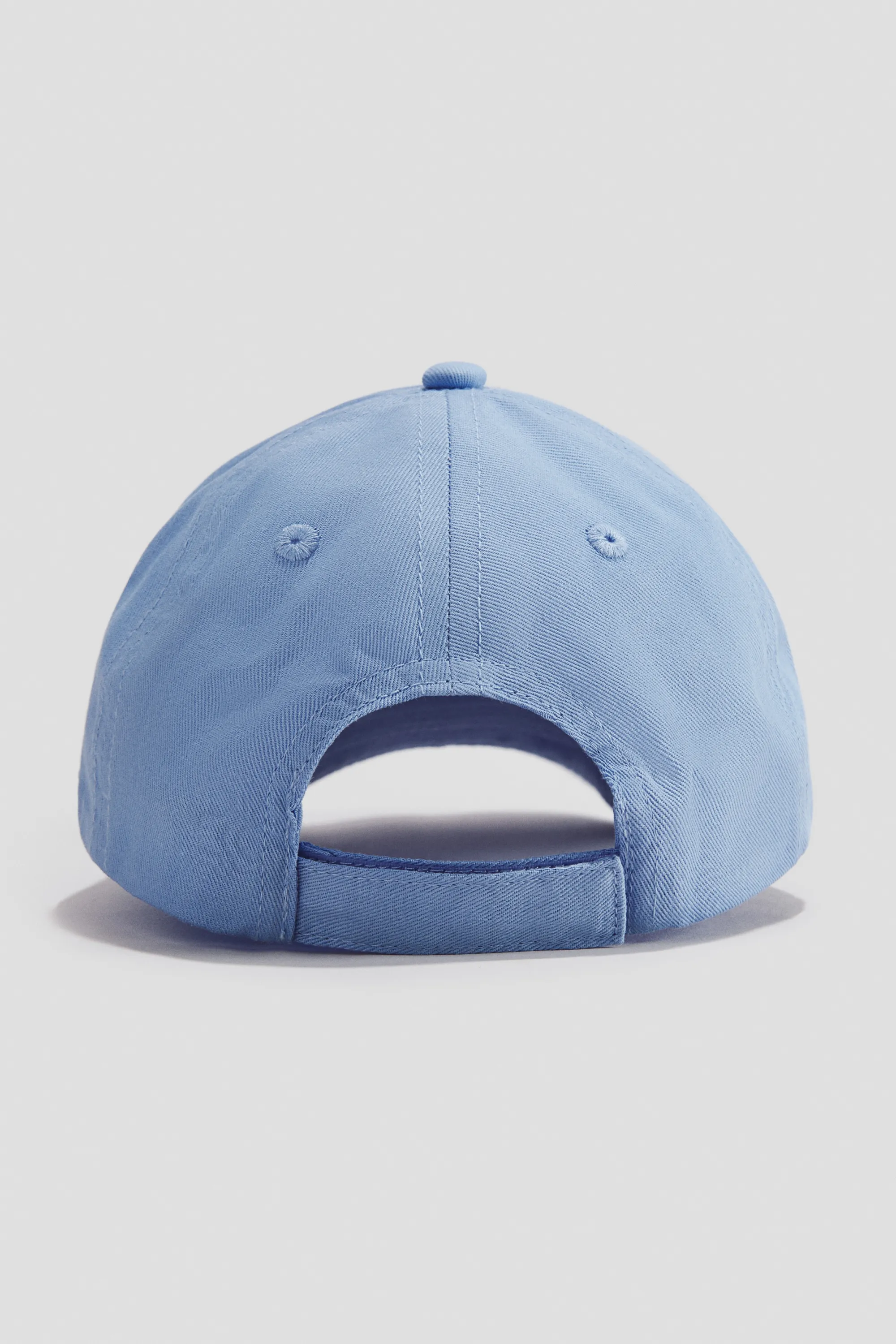 Lot de 2 casquettes en twill de coton - Bleu clair/bleu marine