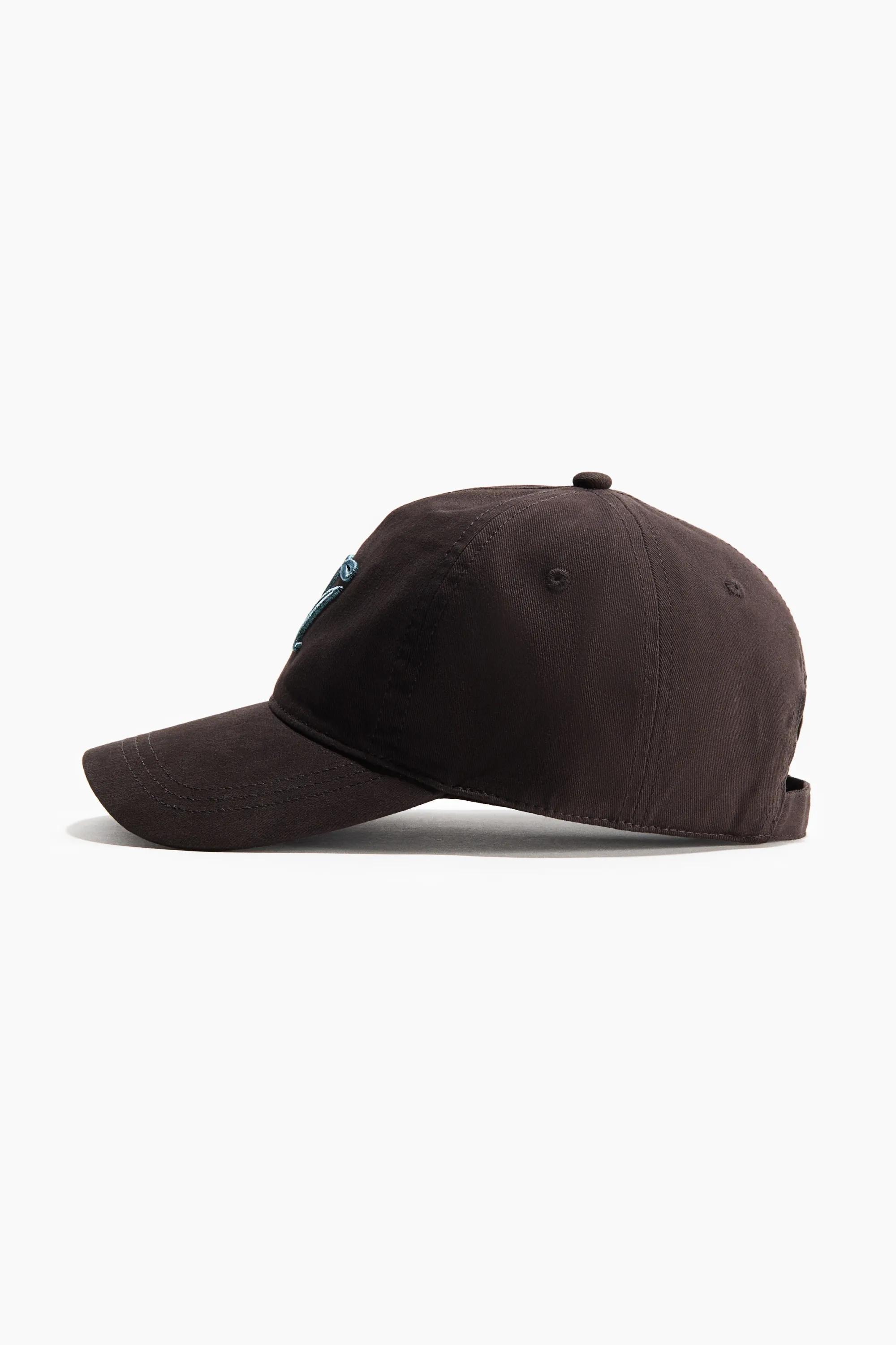 Casquette en twill de coton - Marron foncé/TA