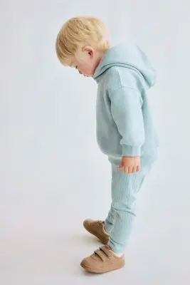 Ensemble 2 pièces en coton - Turquoise clair — photo 2