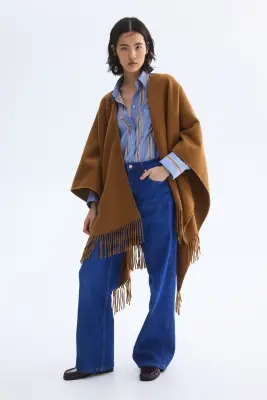 Chemise oversize - Bleu clair/rayé — photo 2