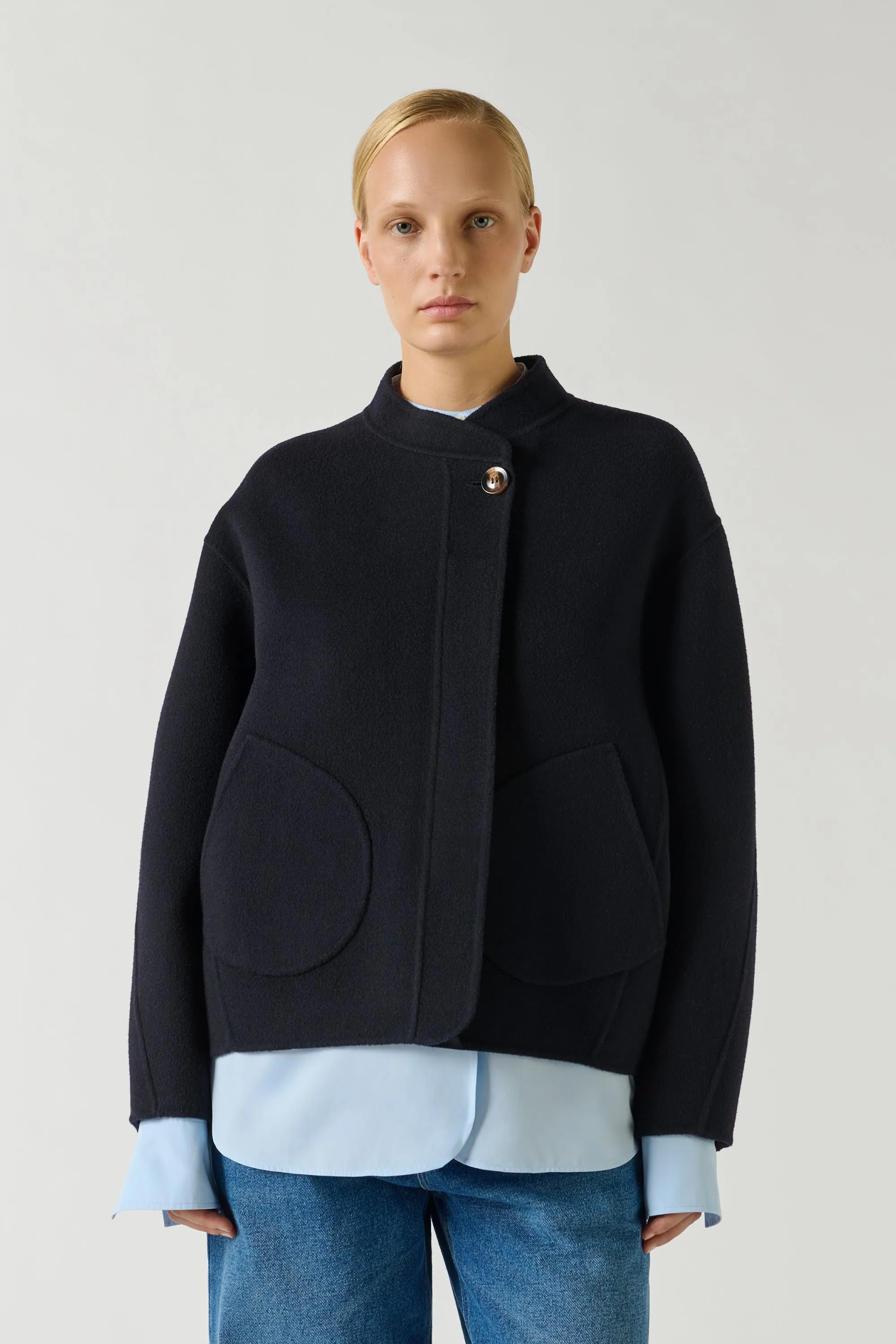 MANTEAU WINDSOR DEEP NAVY