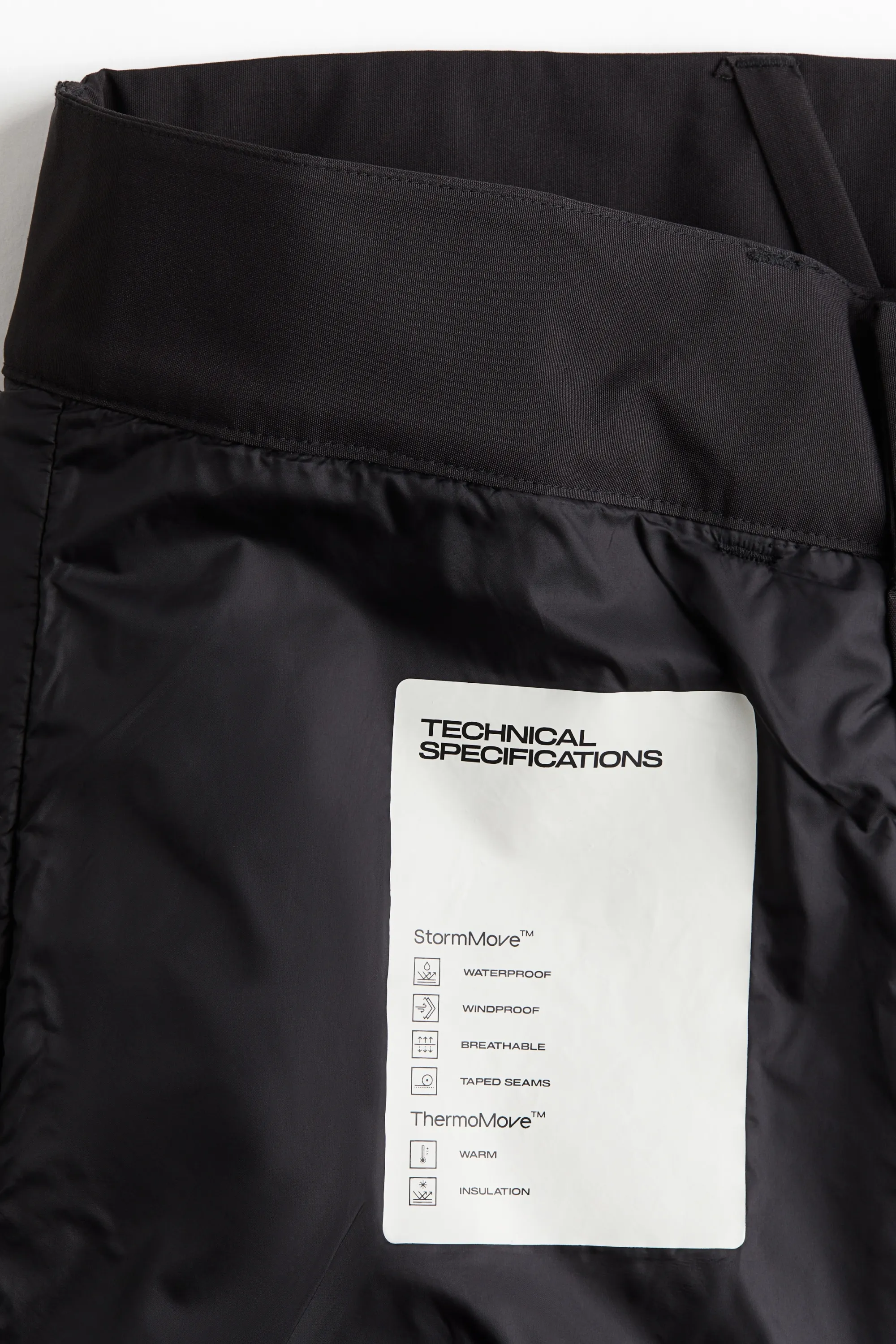 Pantalon de ski Regular Fit StormMove™ - Noir