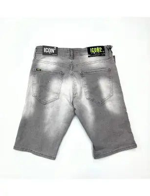 Short Jean ZOOM FLIGHT bleu Slim — photo 3