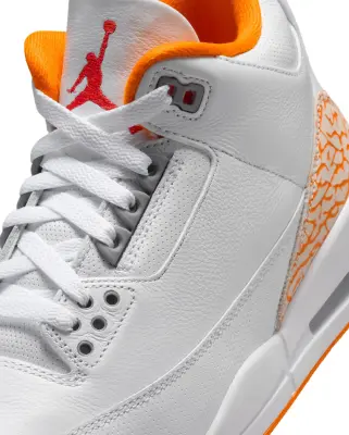 W Air Jordan 3 Retro White "Orange Citrus" — photo 4