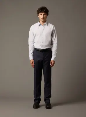 Chemise Jake Ciel/White — photo 2
