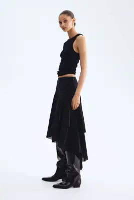 Jupe à étages - Noir — photo 2