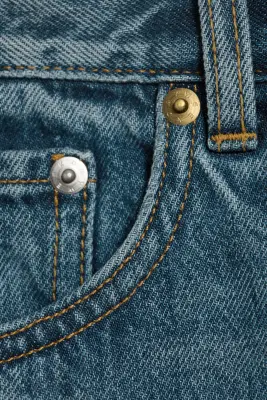 SPACE JEAN TAILLE MI-HAUTE COUPE DROITE DÉCONTRACTÉE - Stirrup Blue - Bleu moyen — photo 2