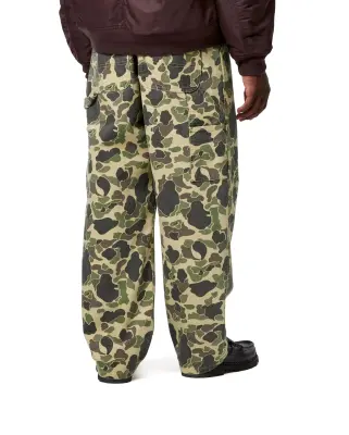 Duck Single Knee Pant Camo Duck Green Stone washed — photo 3
