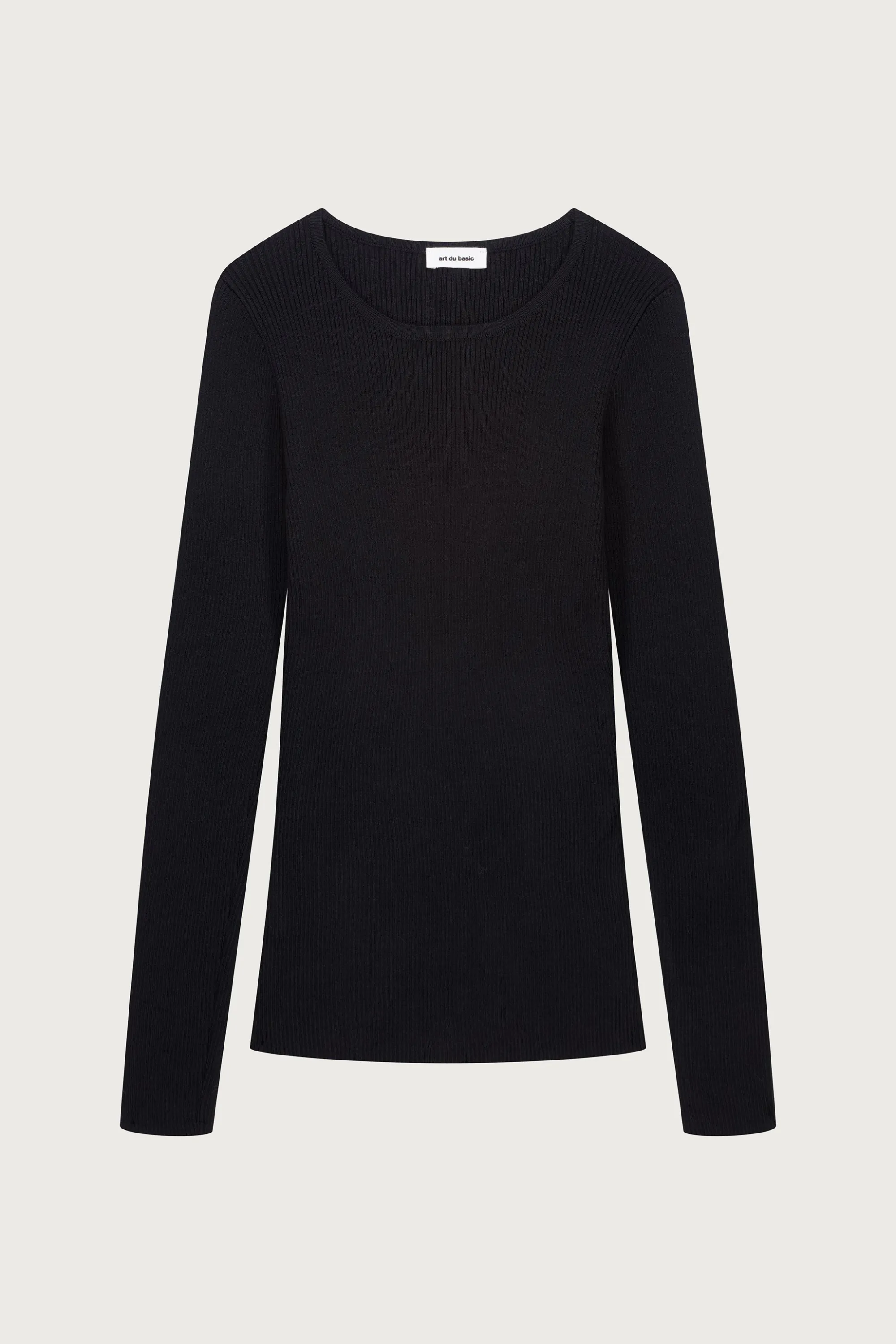 TOP COL BATEAU MAILLE VISCOSE