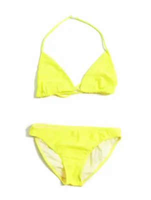 Maillot de bain deux pièces bikini jaune fluo WELCOME TO PARADISE Prix boutique 175€ Taille 34 — photo 2