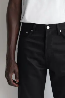 JEAN SIGNATURE REGULAR DROIT - NOIR — photo 3