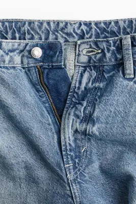 Curvy Fit Baggy High Jeans - Bleu denim clair — photo 2