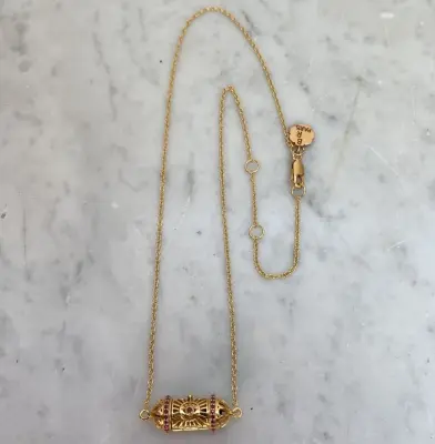 BOHEMIAN RHAPSODIE PARIS Collier Sefer Mini Small Rubis — photo 3