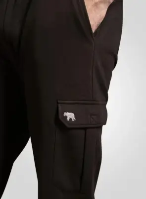 DUKE JOGGING CARGO GRANDE LONGUEUR Noir — photo 4