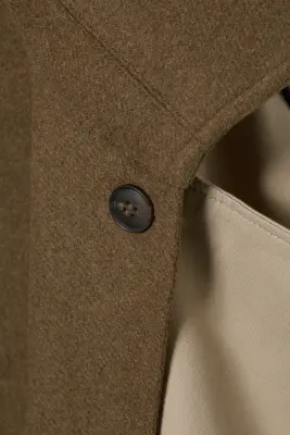Trench oversize avec doublure amovible - Beige — photo 2