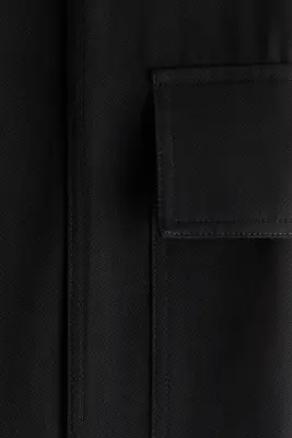 Pantalon barrel cargo - Noir — photo 4