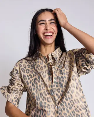Chemise Hector léopard faded — photo 1