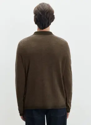 Polo en laine mérinos — photo 2