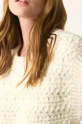 Pull sans manches Astrid Creme — photo 2