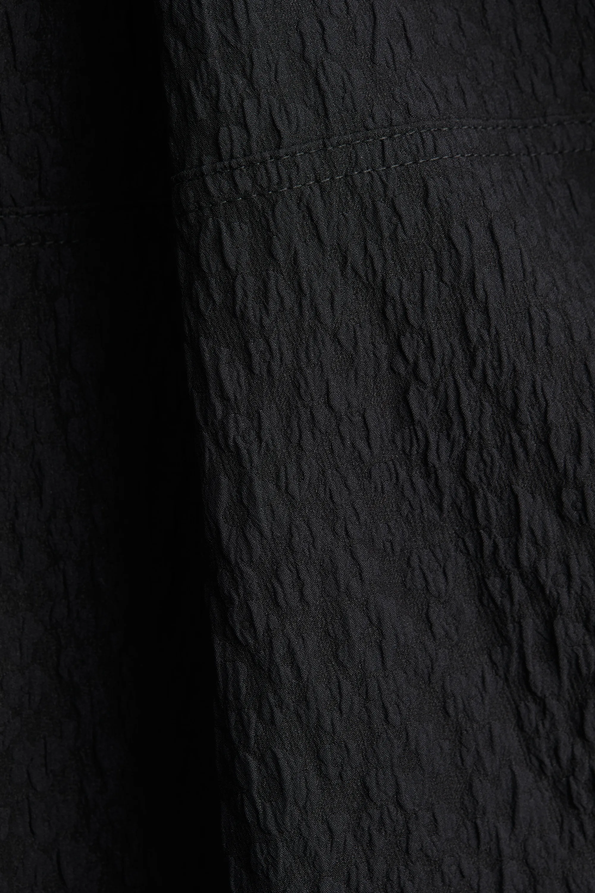 Robe en tissu jacquard - Noir