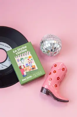 Mini puzzle 100 pièces Le lèche vitrine – Jour Férié — photo 3