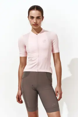 T-shirt vélo DryMove™ - Rose clair/No Finish — photo 2