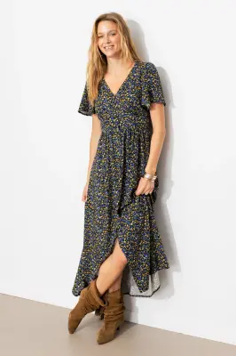 Robe longue imprimée Femme — photo 3