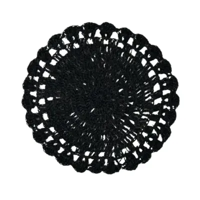 2 Sets de Table Raphia Noir — photo 1