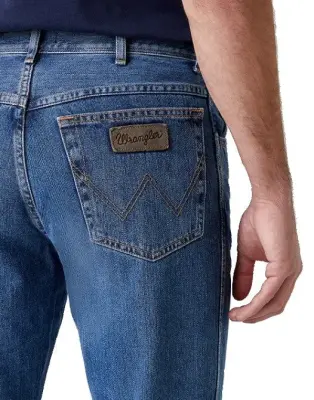 WRANGLER PANTALON TEXAS AUTHENTIC Bleu — photo 4
